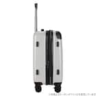 拡張 ジッパータイプ キャリーケース 88-100L (ガンメタブラッシュ) 6枚目画像