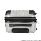 拡張 ジッパータイプ キャリーケース 88-100L (ガンメタブラッシュ) 7枚目画像