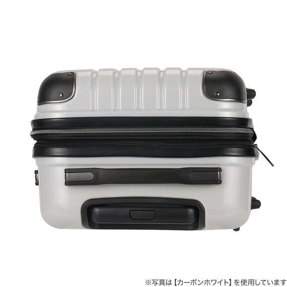 拡張 ジッパータイプ キャリーケース 88-100L (ガンメタブラッシュ) 7枚目画像