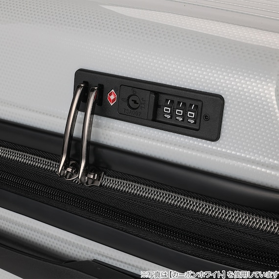 拡張 ジッパータイプ キャリーケース 88-100L (ガンメタブラッシュ) 8枚目画像