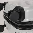 拡張 ジッパータイプ キャリーケース 88-100L (ガンメタブラッシュ) 9枚目画像