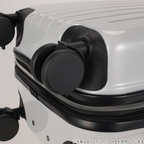 拡張 ジッパータイプ キャリーケース 88-100L (ガンメタブラッシュ) 9枚目画像