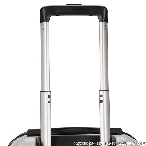 拡張 ジッパータイプ キャリーケース 88-100L (ガンメタブラッシュ) 10枚目画像