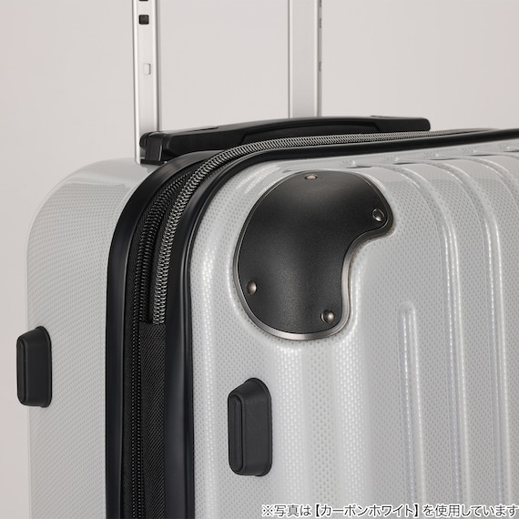 拡張 ジッパータイプ キャリーケース 88-100L (ガンメタブラッシュ) 11枚目画像