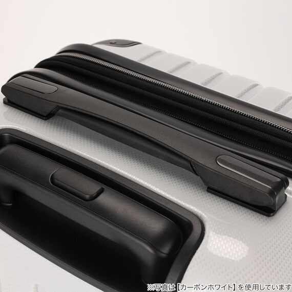 拡張 ジッパータイプ キャリーケース 88-100L (ガンメタブラッシュ) 12枚目画像