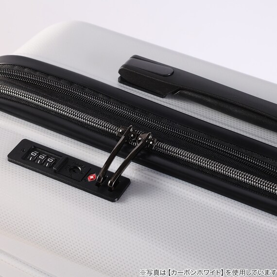 拡張 ジッパータイプ キャリーケース 88-100L (ガンメタブラッシュ) 13枚目画像