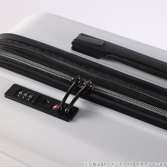拡張 ジッパータイプ キャリーケース 88-100L (ガンメタブラッシュ) 13枚目画像