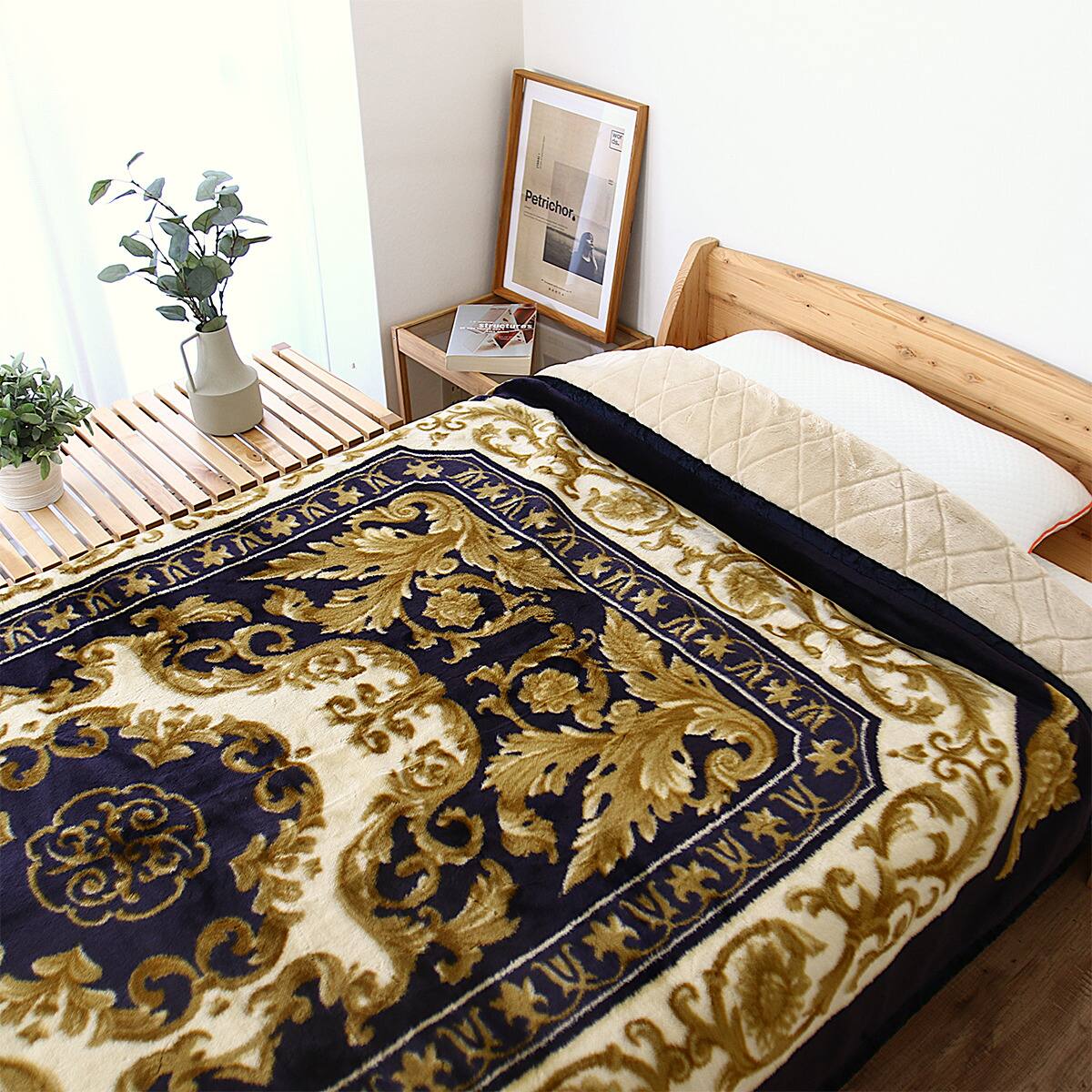 カシミアウール混綿入りアクリル毛布 シングル (LFR NV) | ニトリ