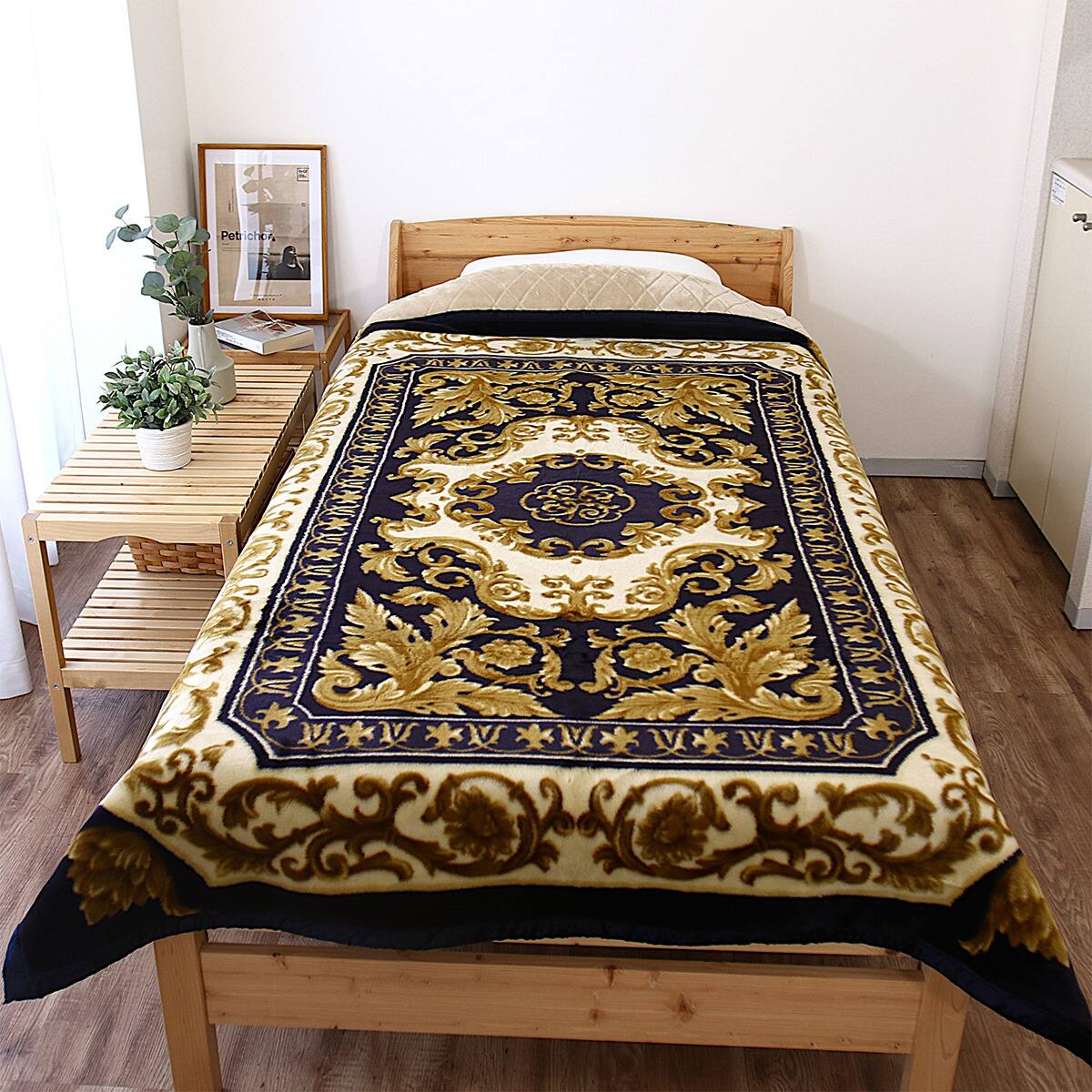 カシミアウール混綿入りアクリル毛布 シングル (LFR NV) | ニトリ