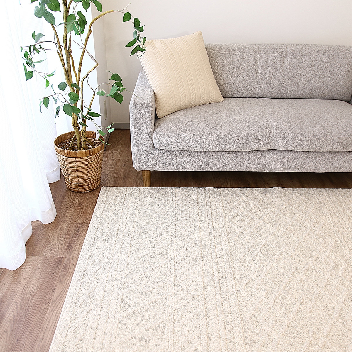 金ラメ入り綿混ラグ 185×240cm (CDN IV) | ニトリネット【公式】 家具