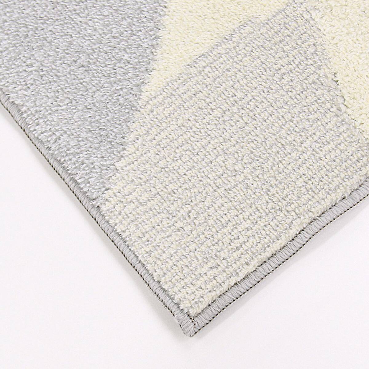 ペット対応】幾何学柄の高機能ラグ 140×210cm (MRL グレー) | ニトリ