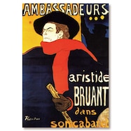 アートボード アンバサドールのアリスティード・ブリュアン (ロートレック)