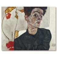 アートボード ほおずきの実のある自画像 (シーレ)