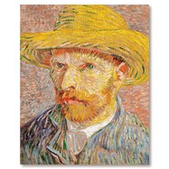 アートボード 麦わら帽をかぶった自画像 (ゴッホ)