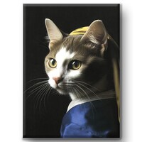 アートボード ターバンを巻いた猫