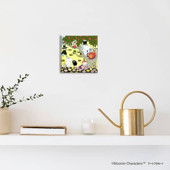 ぬりえキャンバス 木の上のムーミンパパ (200×200) 2枚目画像