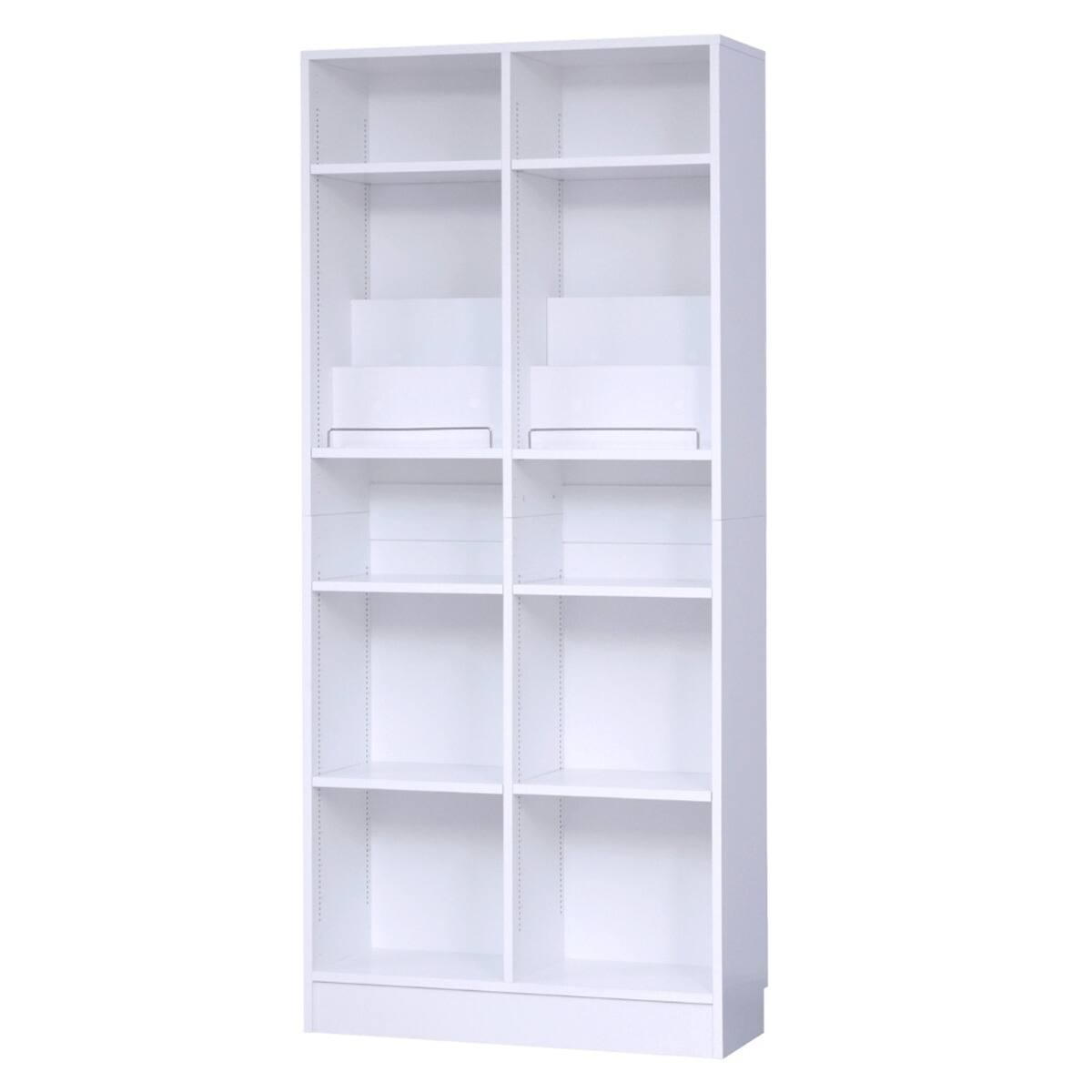 表紙を見せて収納できる本棚 [深型タイプ] (幅81cm ホワイト) | ニトリ
