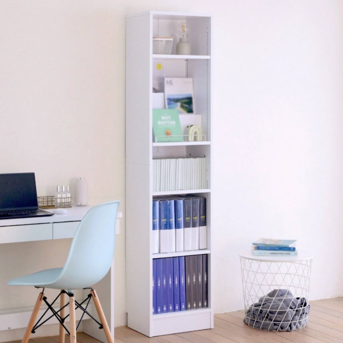 表紙を見せて収納できる本棚 [深型タイプ] (幅42cm ホワイト) | ニトリ