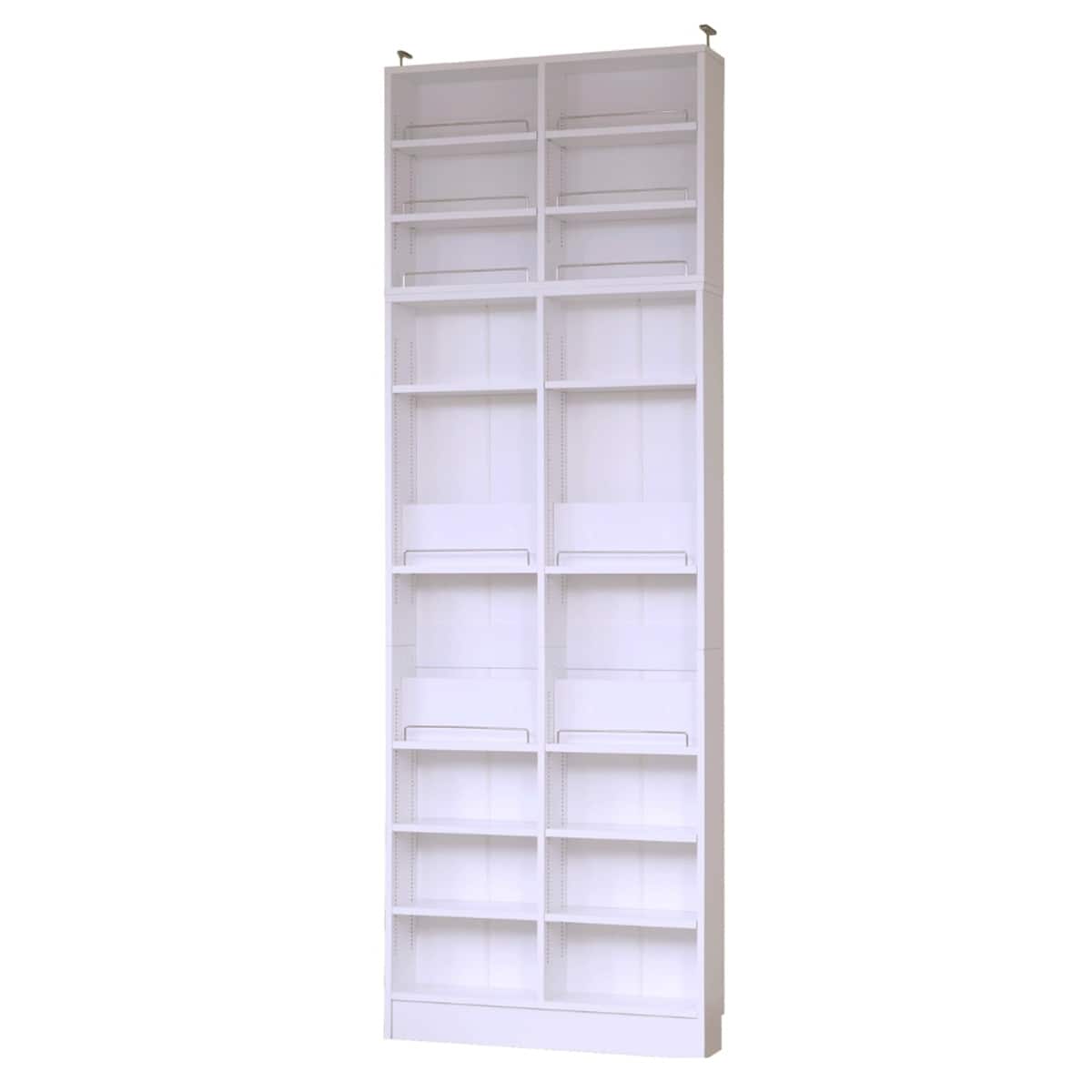 表紙を見せて収納できる本棚 [浅型タイプ] (幅81cm ハイタイプ