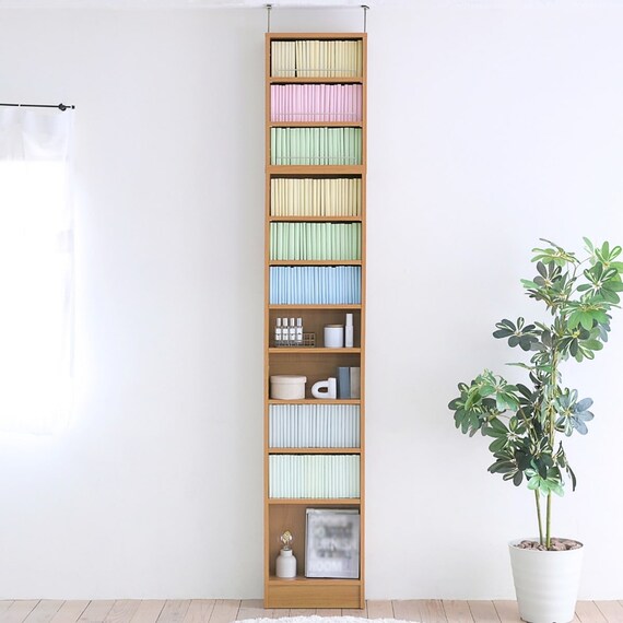 1cm間隔で棚板調整ができるラック [浅型タイプ] (幅42 LBR ハイタイプ 