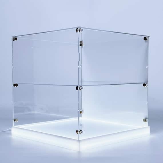 コレクションケース LEDベース付き(背面ホワイト) 1枚目画像