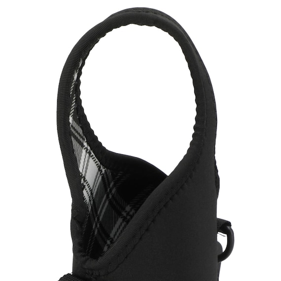 肩掛けできるボトルカバー (500ml ブラック) 4枚目画像