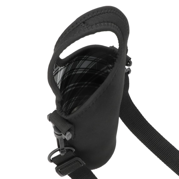 肩掛けできるボトルカバー (500ml ブラック) 5枚目画像