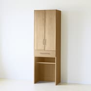 マグネット扉付き天然木突板ダイニングボード(SY02K 60)