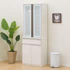 食器棚 (アルミナ2 70DB WH) 1枚目画像