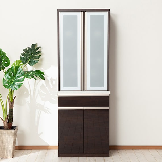 食器棚 (アルミナ2 70DBDBR) 2枚目画像