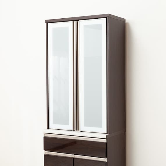 食器棚 (アルミナ2 70DBDBR) 9枚目画像