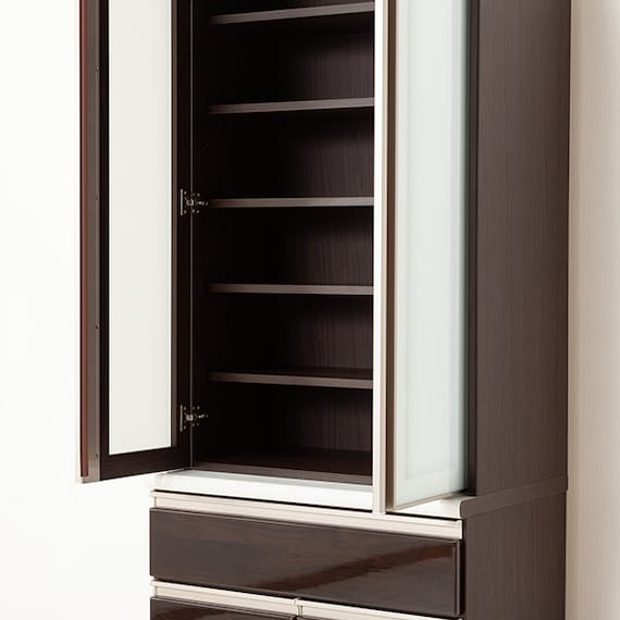 食器棚 (アルミナ2 70DBDBR) 12枚目画像