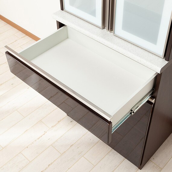 食器棚 (アルミナ2 70DBDBR) 13枚目画像