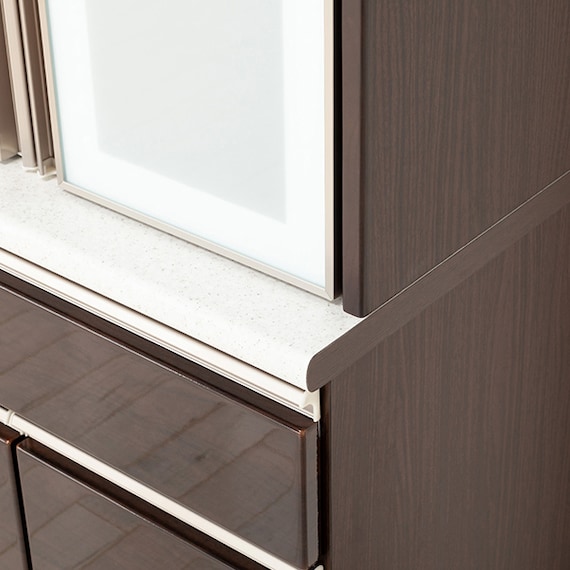 食器棚 (アルミナ2 70DBDBR) 15枚目画像