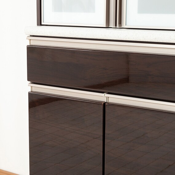 食器棚 (アルミナ2 70DBDBR) 16枚目画像