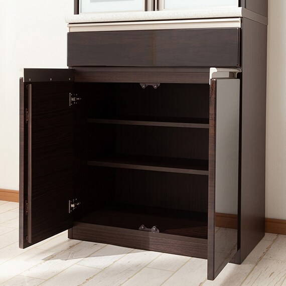 食器棚 (アルミナ2 70DBDBR) 17枚目画像