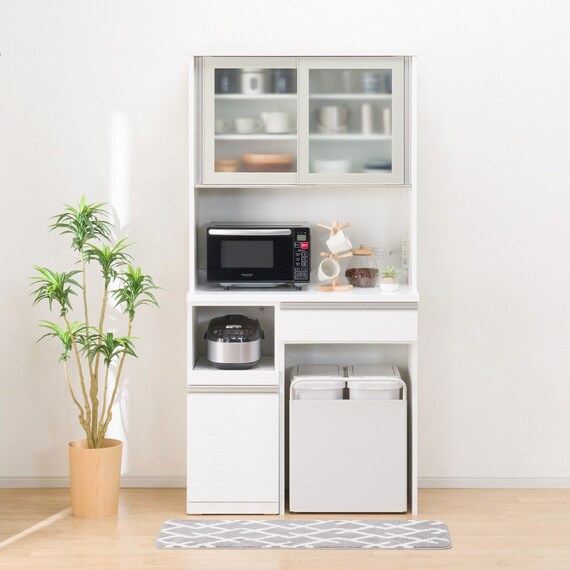 キッチンボード(ダストボックス付き リガーレ100KBハイタイプ WH) 13枚目画像