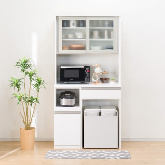 キッチンボード(ダストボックス付き リガーレ100KBハイタイプ WH) 13枚目画像