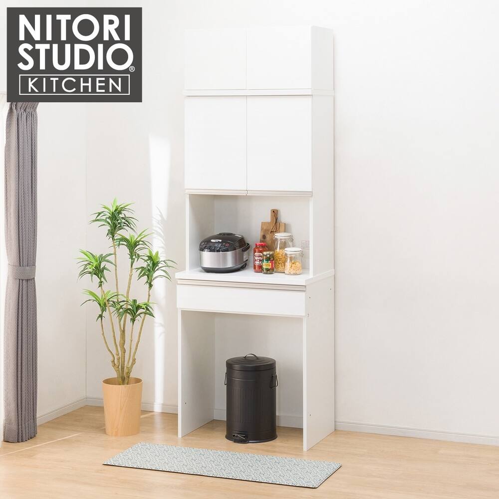 ニトリ キッチンボードキッチンカウンター80cmキッチン収納引出し作業 