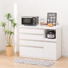 キッチンカウンター(リガーレ120CT WH) 1枚目画像