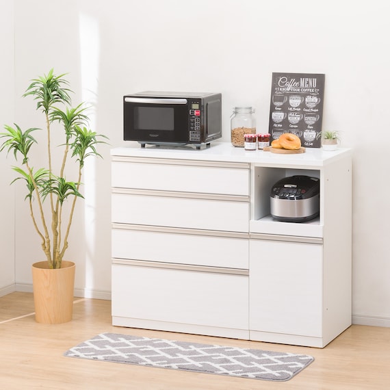 キッチンカウンター(リガーレ120CT WH) 1枚目画像