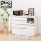 キッチンカウンター(セラミック天板リガーレ120CT WH) 1枚目画像