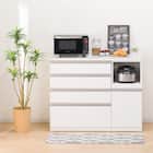 キッチンカウンター(セラミック天板リガーレ120CT WH) 7枚目画像