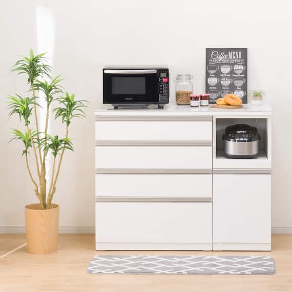 キッチンカウンター(セラミック天板リガーレ120CT WH) 7枚目画像