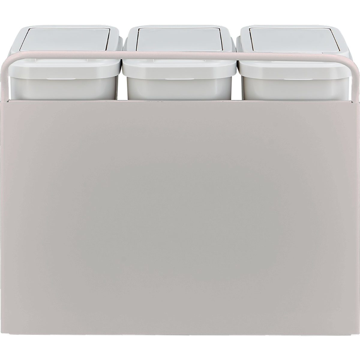 下台ハイタイプ奥行51ダストワゴン35L付き】(リガーレ H50-80OP WH