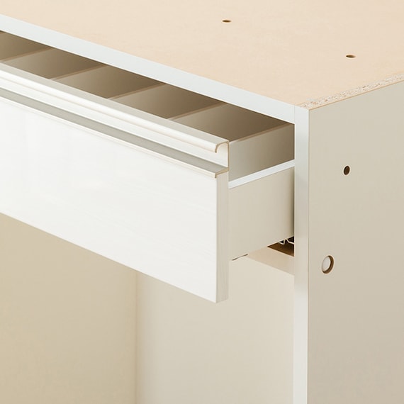 【下台ハイタイプ奥行51】(リガーレ H50-80OP WH) 10枚目画像