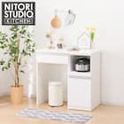 キッチンカウンター(リガーレ100CT WH) 1枚目画像