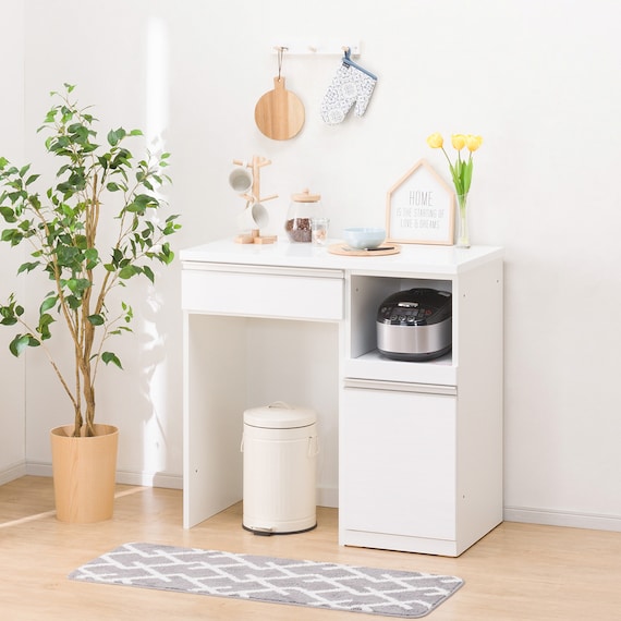 キッチンカウンター(リガーレ100CT WH) 1枚目画像