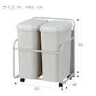 キッチンカウンター(ダストボックス付き リガーレ180CT WH) 11枚目画像