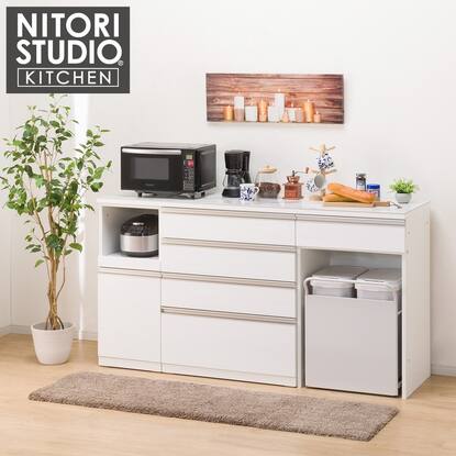 キッチンカウンター(ダストボックス付き セラミック天板リガーレ180CT 